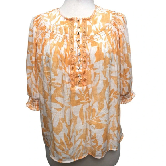 Zac & Rachel Lightweight 1/4 Sleeve Blouse - Picture 1 of 9